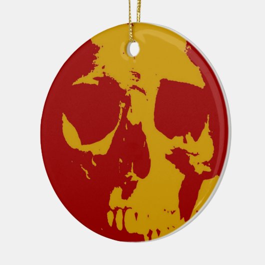 Skull Keramisch Ornament (Links)