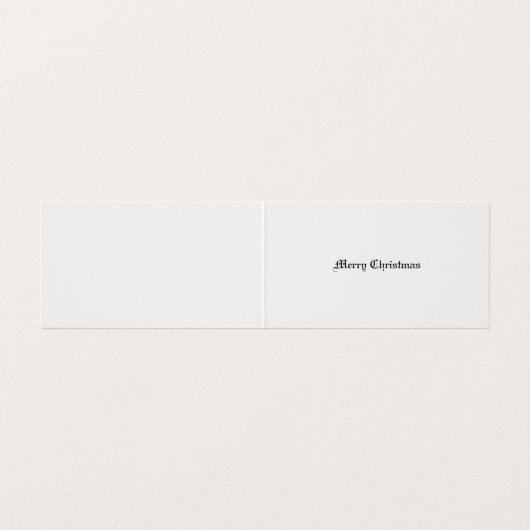 Skull-kerstkaart Kaart (Binnenkant ongevouwen)