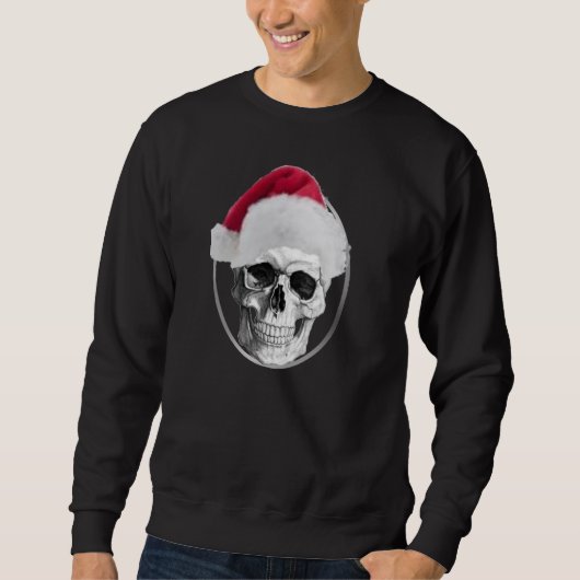 Skull Kerstkerstkerstkerstkerstkerstshirt Trui (Voorkant)