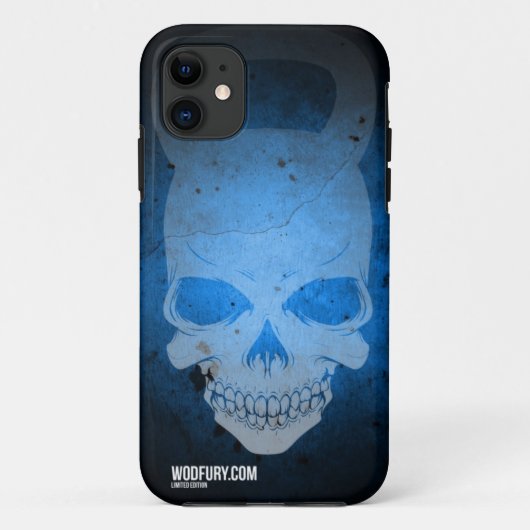 Skull Kettlebell - Blue - Limited Edition Case-Mate iPhone Case (Achterkant)