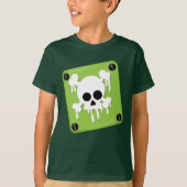Skull Kinderen Hanes TAGLESS® T-Shirt (Voorkant)