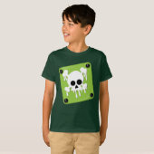 Skull Kinderen Hanes TAGLESS® T-Shirt (Voorkant volledig)