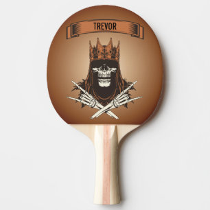 Skull King Monogrammed Tafeltennisbatje