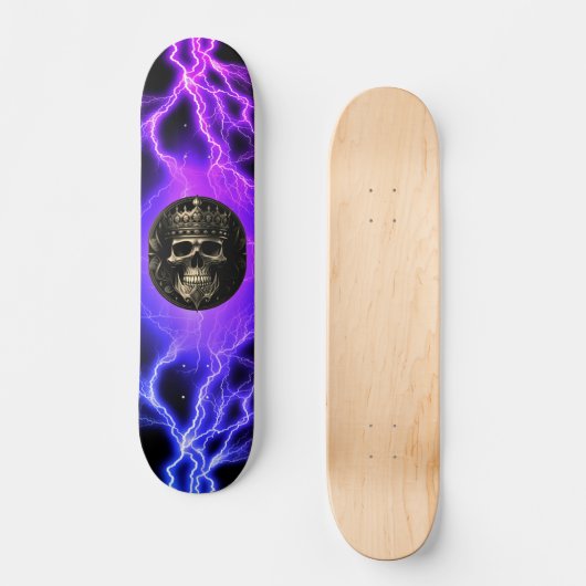 Skull King Persoonlijk Skateboard (Voorkant)
