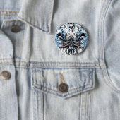 Skull King Ronde Button 5,7 Cm (In situ)