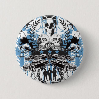 Skull King Ronde Button 5,7 Cm