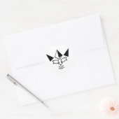Skull King Ronde Sticker (Envelop)