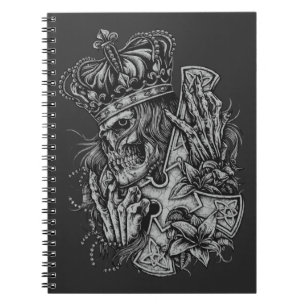 Skull KingSpiral Foto Notitieboek