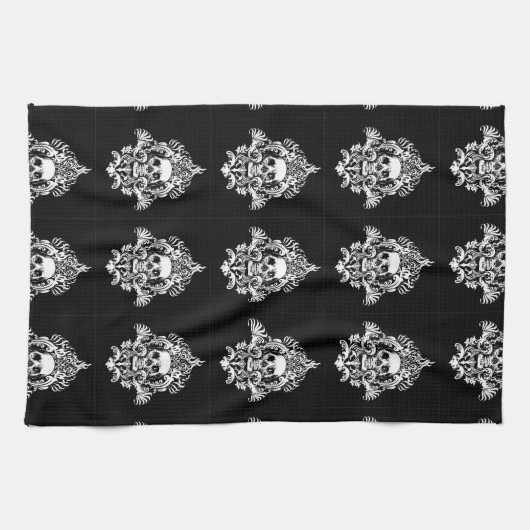 Skull Kitchen-handdoeken Theedoek (Horizontaal)