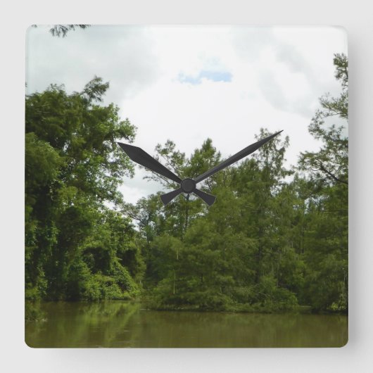 Skull-klok Vierkante Klok (Voorkant)