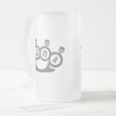 Skull Knuckles Matglas Bierpul (Voorkant links)