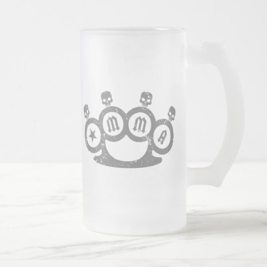 Skull Knuckles Matglas Bierpul (Rechts)