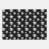 Skull-koppen Inpakpapier Vel (Voorkant)