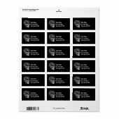 Skull-label Etiket (Full Sheet)