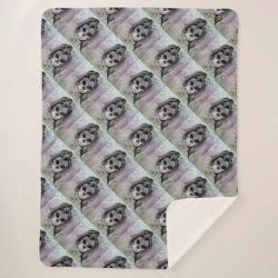Skull Lady Sherpa Deken