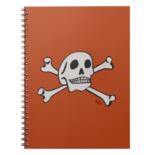 Skull-laptop Notitieboek (Voorkant)