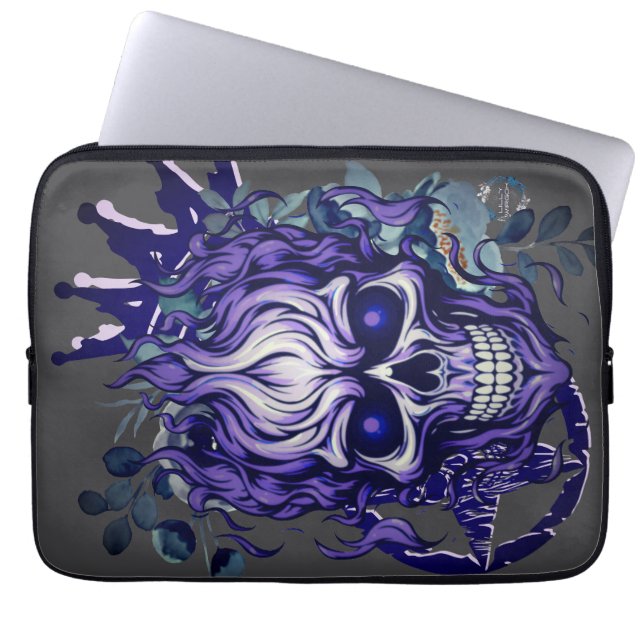 Skull Laptop Sleeve (Voorkant)