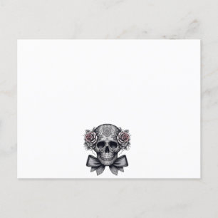 skull letter briefkaart