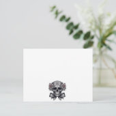 skull letter briefkaart (Staand voorkant)