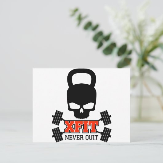 Skull_Light.png Briefkaart (Staand voorkant)