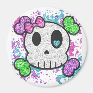 SKULL Locker Magnets, koelkast terug naar school Magneet
