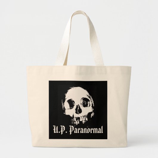 Skull Logo 2 - Bag Grote Tote Bag (Voorkant)