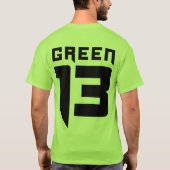 Skull Logo 2 Sided (groen) T-shirt (Achterkant)