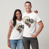 Skull Lollipop T-shirt - Creepy Skeleton Snoep (Unisex)