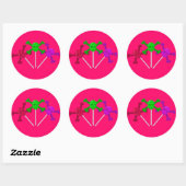 Skull Lollipops Ronde Sticker (Vel)