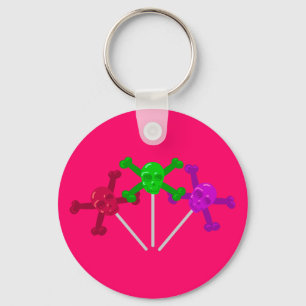 Skull Lollipops Sleutelhanger