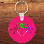Skull Lollipops Sleutelhanger (Voorkant)