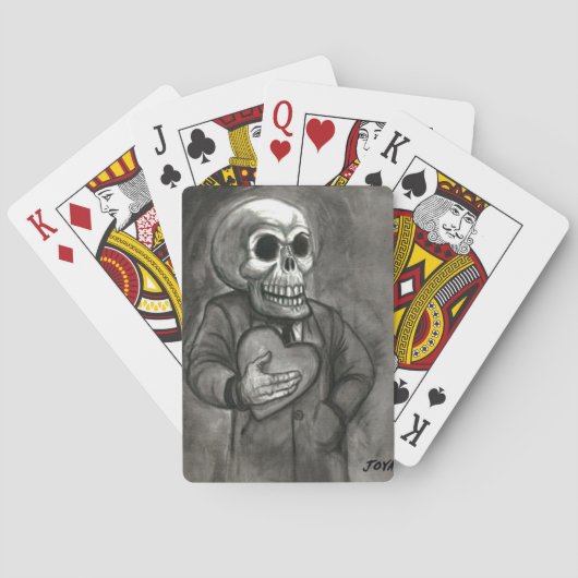 SKULL LOVE ART JACK JOYA POKERKAARTEN (Achterkant)