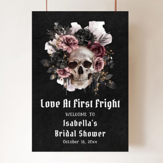 Skull Love bij First Fright Vrijgezellenfeest Welk Poster