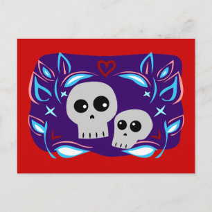 Skull Love Briefkaart