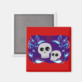 Skull Love Magneet (Voorkant / Achterkant)