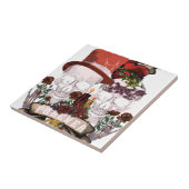 Skull Love Marriage Skeleton Couple Tegeltje (Zijkant)