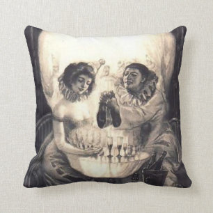 Skull Love, Optical Illusion 20-inch Sierkussen Sq