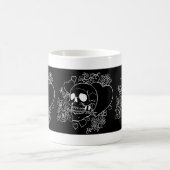 Skull Love - Skulls, Rozen and Hearts by Al Rio Koffiemok (Center)