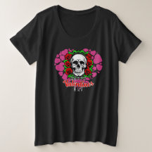 Skull Love - Vrouwen Plus T-shirt