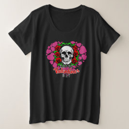 Skull Love - Vrouwen Plus T-shirt