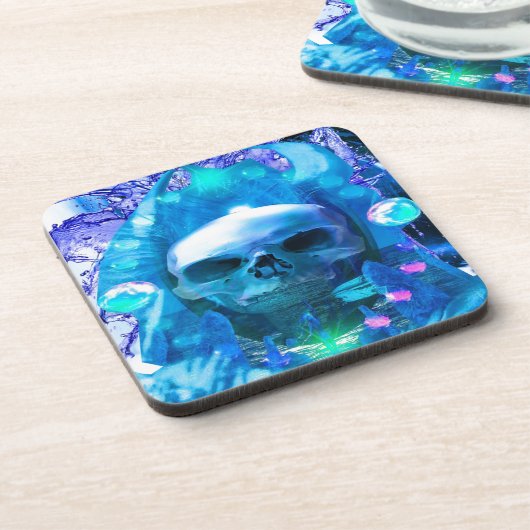 Skull Magicien Onderzetter (Linkerzijde)