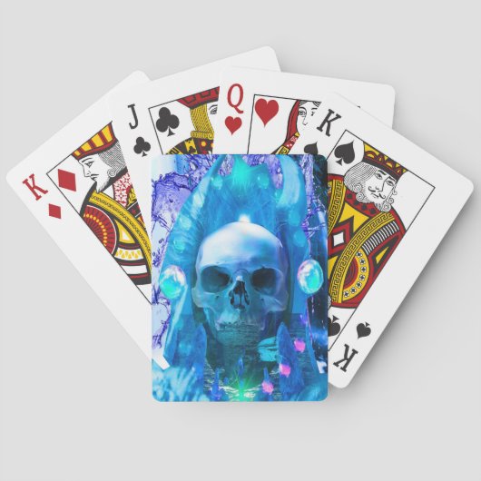 Skull Magicien Pokerkaarten (Achterkant)