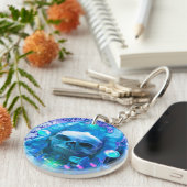 Skull Magicien Sleutelhanger (Voorkant Rechts)