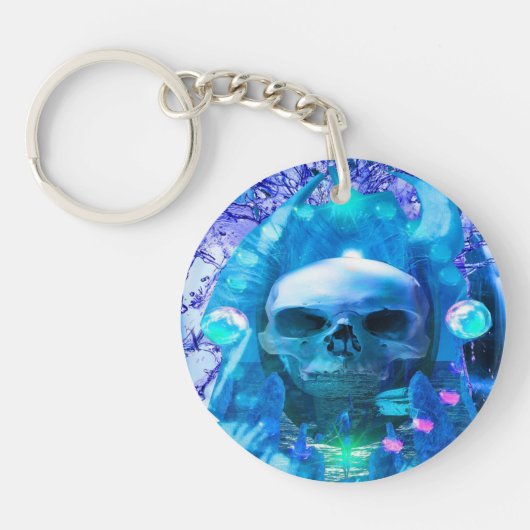 Skull Magicien Sleutelhanger (Voorkant)
