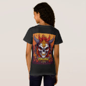 Skull Majesty: Dragon's Embrace beroemd gemaakt do T-shirt (Achterkant volledig)