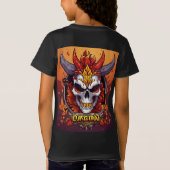 Skull Majesty: Dragon's Embrace beroemd gemaakt do T-shirt (Achterkant)