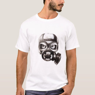 Skull Masker wit t-shirt