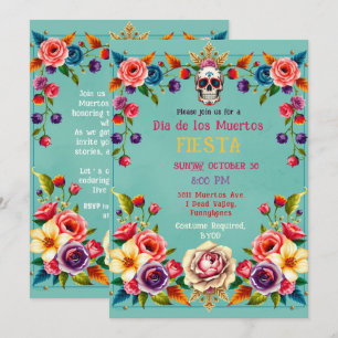 💀🎉Skull me in, Día de los Muertos Kaart