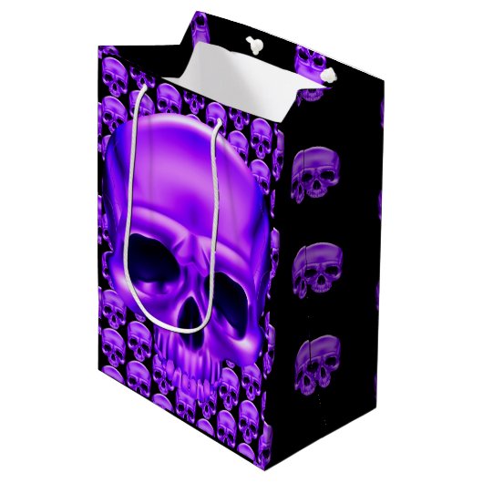 Skull Medium Cadeauzakje (Voorkant Gekanteld)