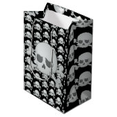 Skull Medium Cadeauzakje (Voorkant Gekanteld)